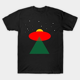 minimalist spaceship T-Shirt